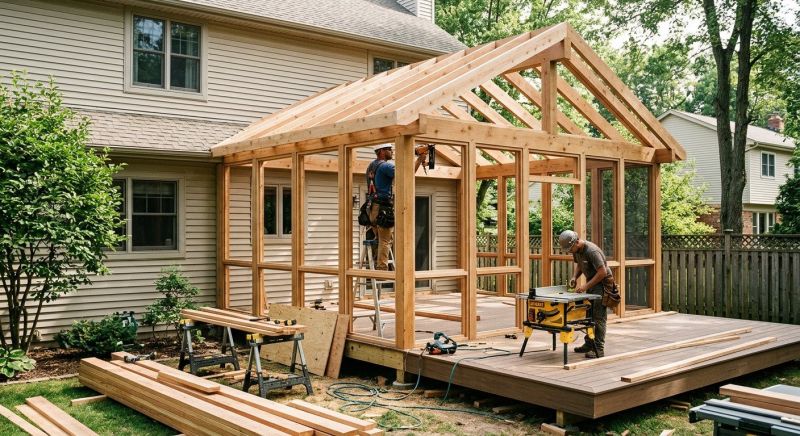 Deck Enclosure Installation in Seattle, WA