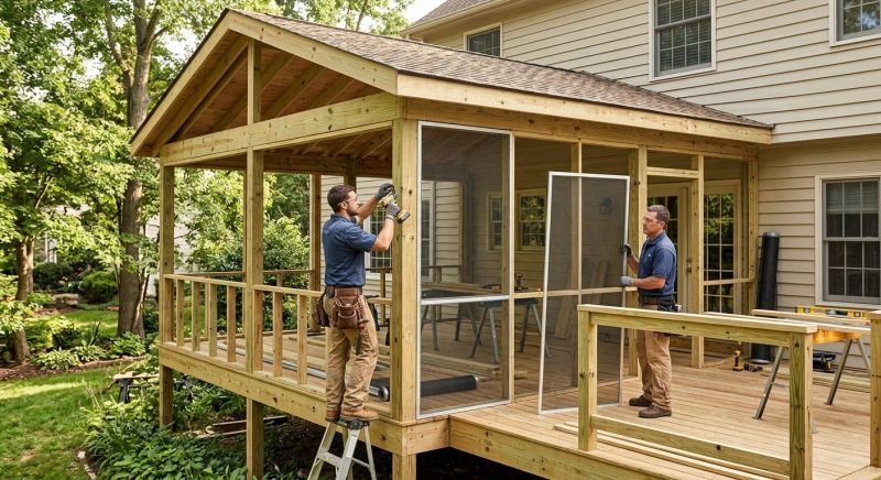 Screened In Porch Installation in Cincinnati, OH
