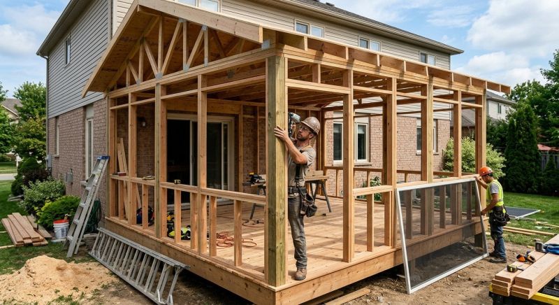 Deck Enclosure Installation in Charlotte, NC