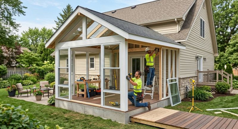 Enclosed Deck Installation in Arvada, CO
