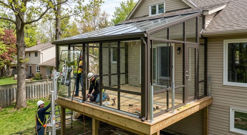 Enclosed Deck Installation in Asheville, NC