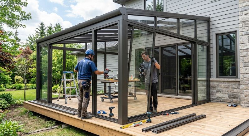 Enclosed Patio Installation in Knoxville, TN