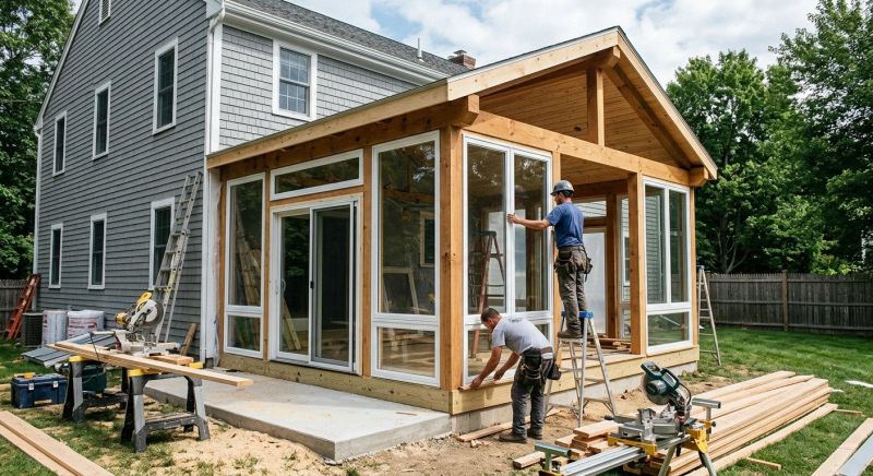 Enclosed Porch Installation in Knoxville, TN