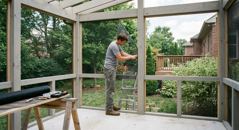 Enclosed Porch Installation in Charlotte, NC
