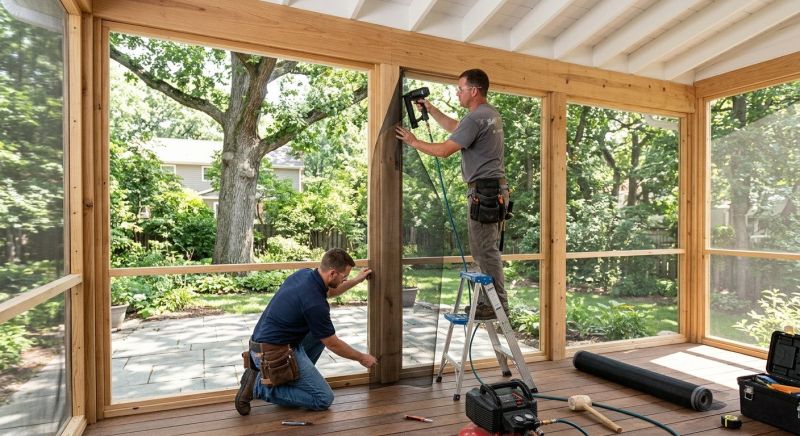 Enclosed Porch Installation in Nashville, TN