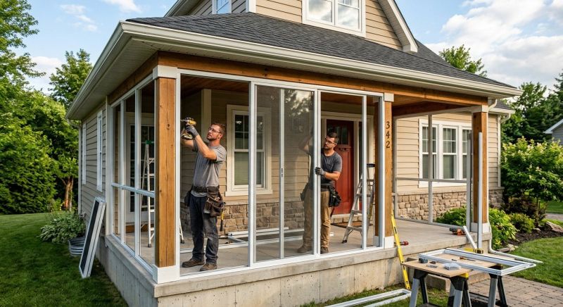 Screened In Porch Installation in Austin, TX