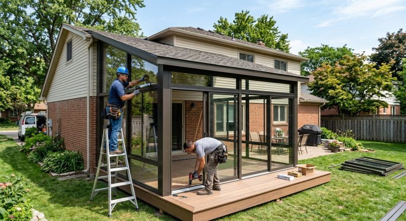Sunroom Addition Construction in Arvada, CO