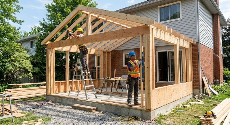 Sunroom Addition Construction in Asheville, NC
