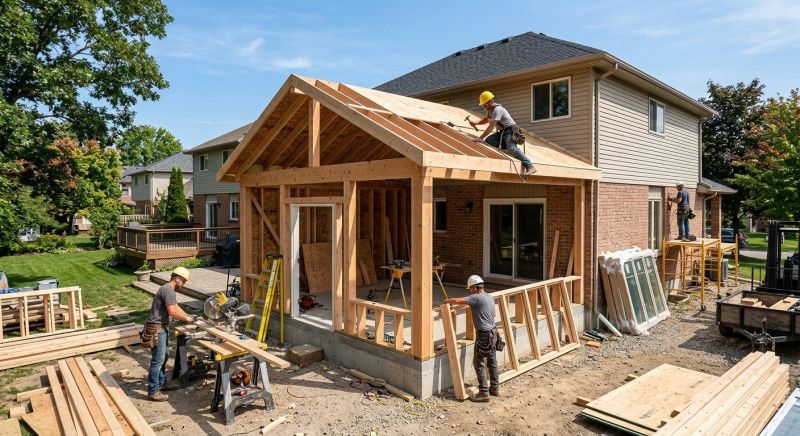 Sunroom Addition Construction in Austin, TX