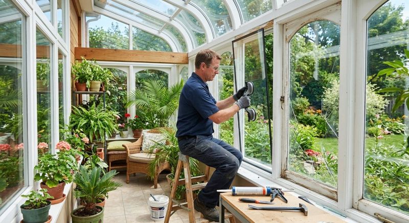 Sunroom Glass Repair in Knoxville, TN