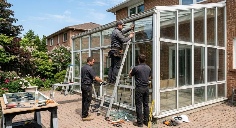 Sunroom Window Repair in Asheville, NC