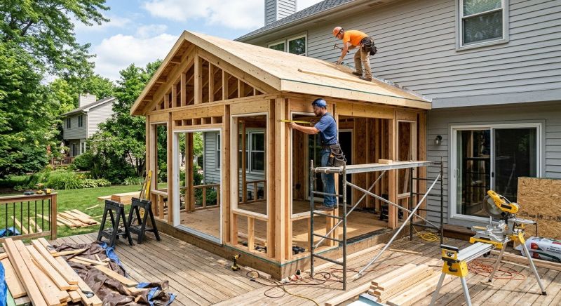 Three Season Room Installation in Asheville, NC