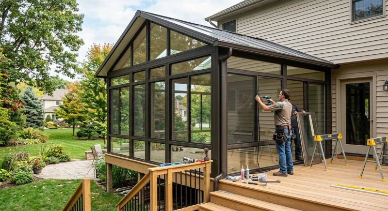 Three Season Room Installation in Longmont, CO